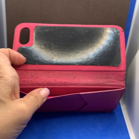 💜 Louis Vuitton monogram iPhone case pink interior 3/5 - Picture 7 of 14